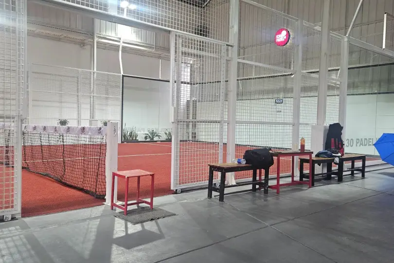 The full court from the corner